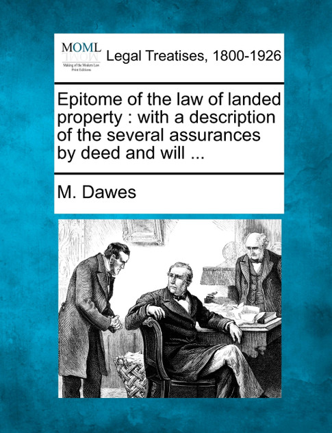 Epitome of the law of landed property