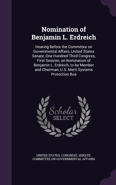 Nomination of Benjamin L. Erdreich