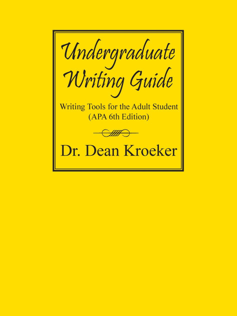 Undergraduate Writing Guide Undergraduate Writing Guide