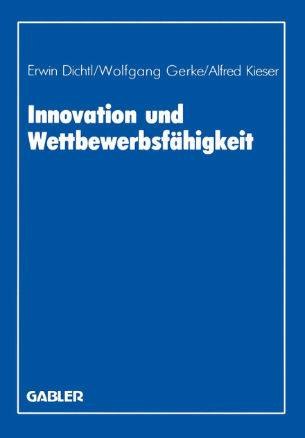 Innovation und Wettbewerbsfähigkeit Innovation und Wettbewerbsfähigkeit