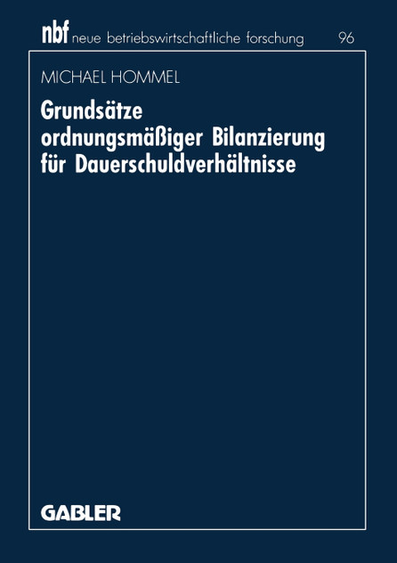 Grundsätze ordnungsmäßiger Bilanzierung für Dauerschuldverhältnisse Grundsätze ordnungsmäßiger Bilanzierung für Dauerschuldverhältnisse