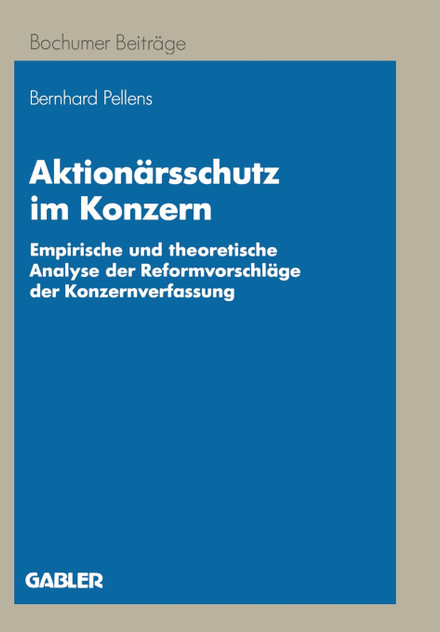 Aktionärsschutz im Konzern Aktionärsschutz im Konzern