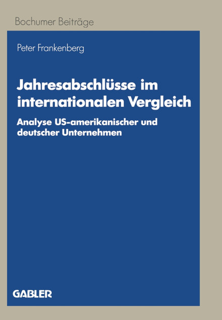 Jahresabschlüsse im internationalen Vergleich Jahresabschlüsse im internationalen Vergleich