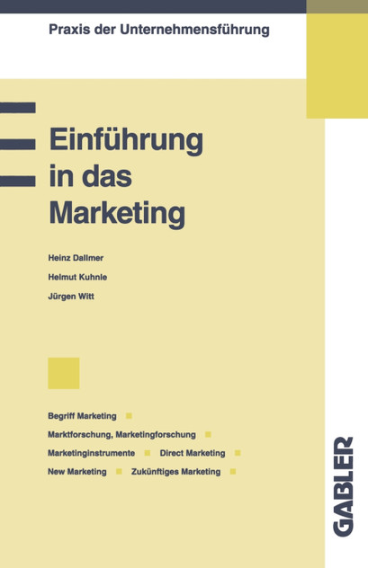 Einfuhrung in Das Marketing Einfuhrung in Das Marketing