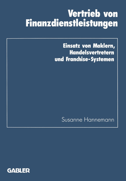 Vertrieb von Finanzdienstleistungen Vertrieb von Finanzdienstleistungen