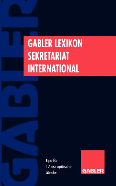 Gabler Lexikon Sekretariat International
