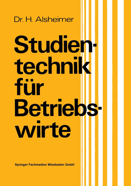 Studientechnik Fur Betriebswirte