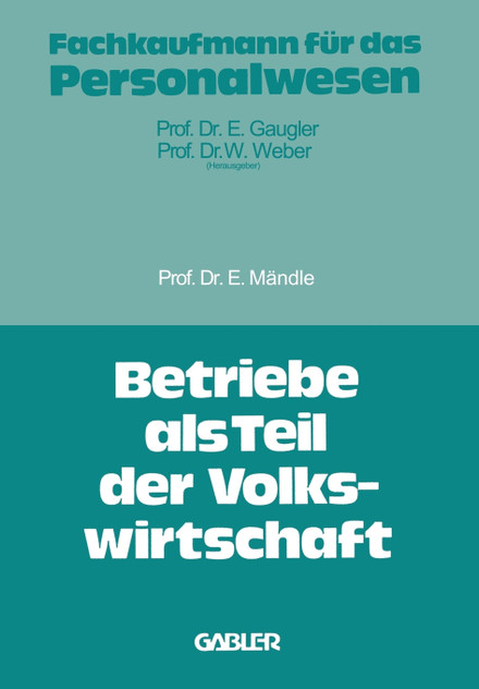 Betriebe ALS Teil Der Volkswirtschaft Betriebe ALS Teil Der Volkswirtschaft