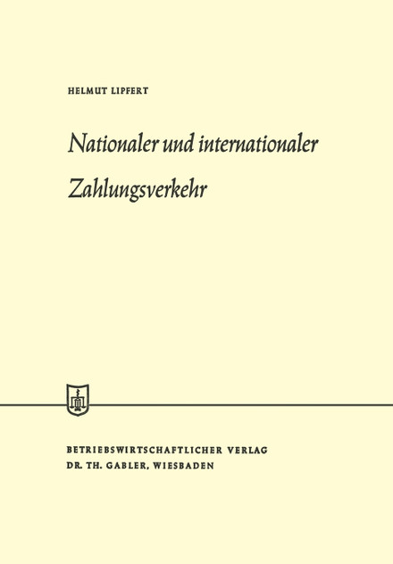 Nationaler und internationaler Zahlungsverkehr Nationaler und internationaler Zahlungsverkehr