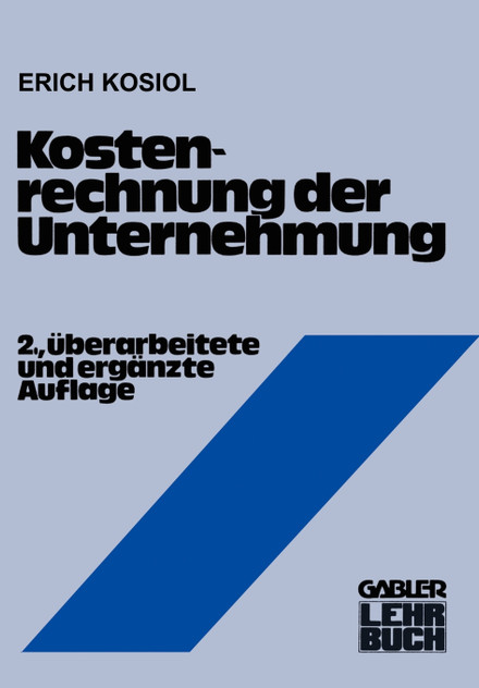 Kostenrechnung Der Unternehmung