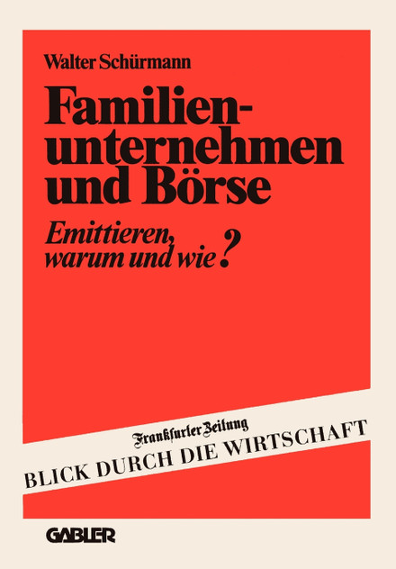 Familienunternehmen und Börse Familienunternehmen und Börse