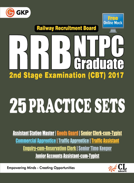 RRB NTPC 25 Practice Sets - Stage 2 Exam (CBT) 2017 RRB NTPC 25 Practice Sets - Stage 2 Exam (CBT) 2017