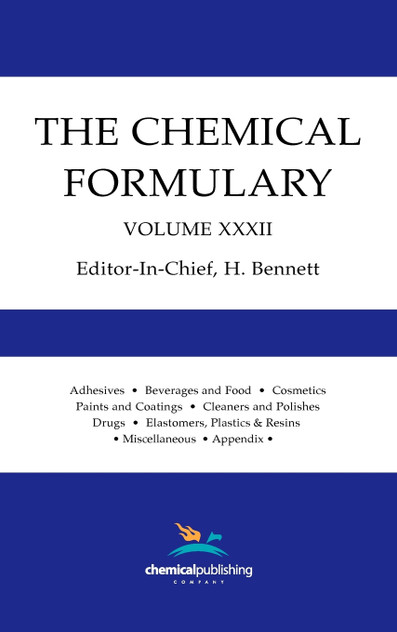The Chemical Formulary, Volume 32