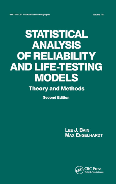 Statistical Analysis of Reliability and Life-Testing Models