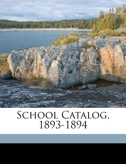 School catalog, 1893-1894