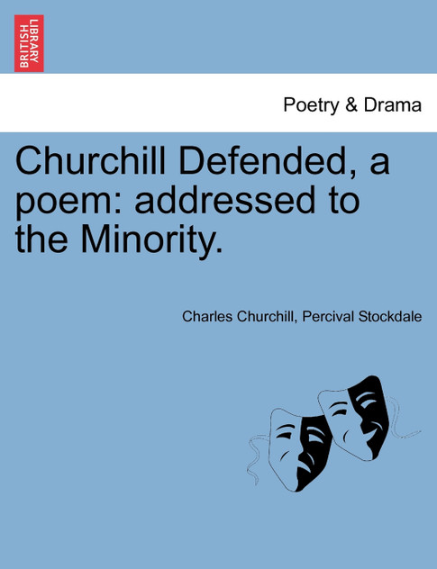 Churchill Defended, a poem Churchill Defended, a poem