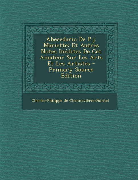 Abecedario De P.j. Mariette Abecedario De P.j. Mariette