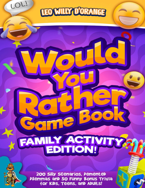 Would You Rather Game Book | Family Activity Edition!