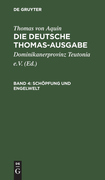 Schöpfung und Engelwelt Schöpfung und Engelwelt