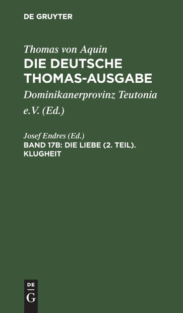 Die Liebe (2. Teil). Klugheit