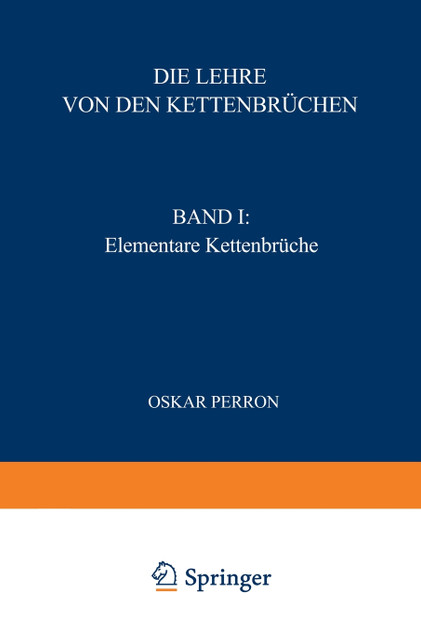 Die Lehre Von Den Kettenbruchen