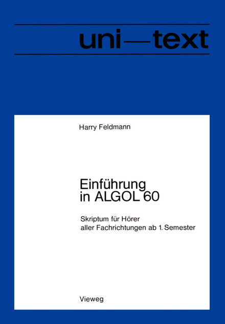 Einführung in ALGOL 60