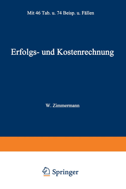 Erfolgs- Und Kostenrechnung