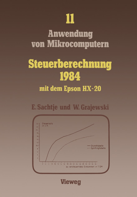 Steuerberechnung 1984 mit dem Epson HX-20