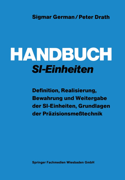 Handbuch SI-Einheiten Handbuch SI-Einheiten