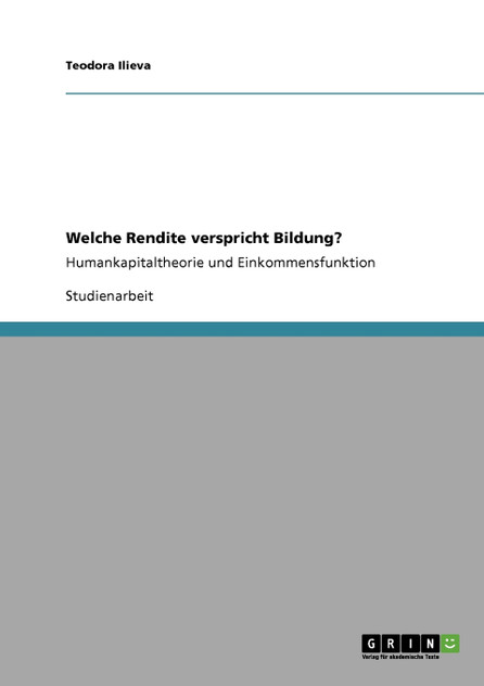 Welche Rendite verspricht Bildung? Welche Rendite verspricht Bildung?