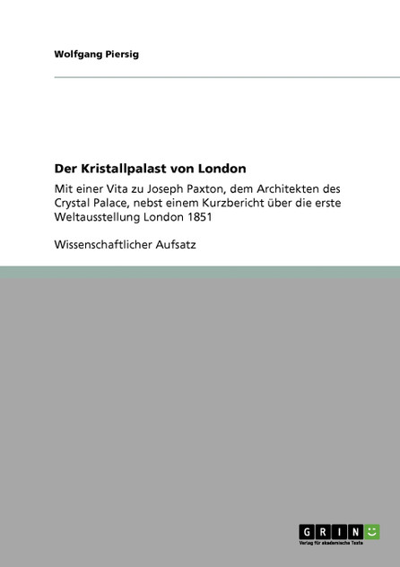 Der Kristallpalast von London Der Kristallpalast von London