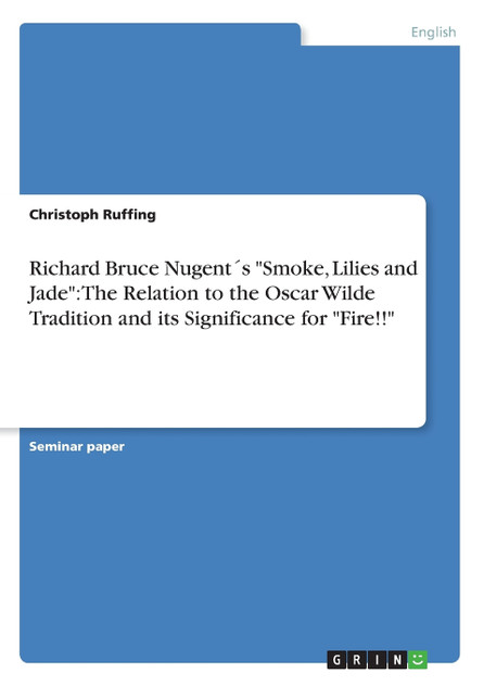 Richard Bruce Nugent´s "Smoke, Lilies and Jade"