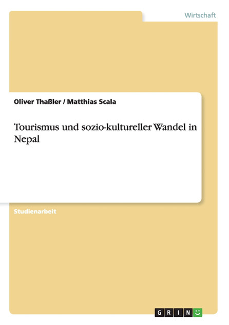Tourismus und sozio-kultureller Wandel in Nepal