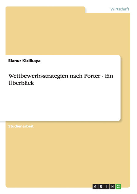 Wettbewerbsstrategien nach Porter - Ein Überblick