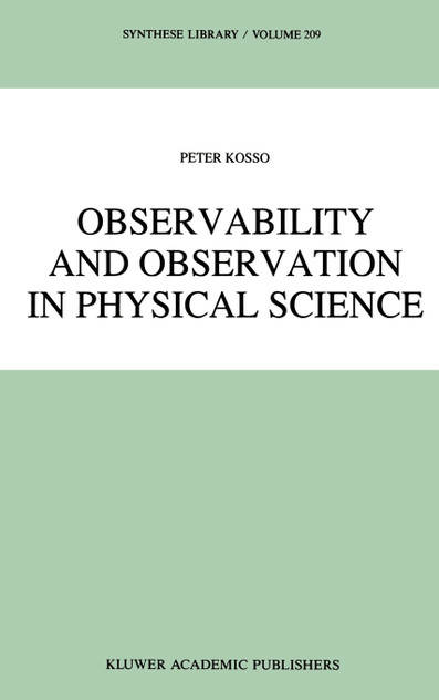 Observability and Observation in Physical Science Observability and Observation in Physical Science