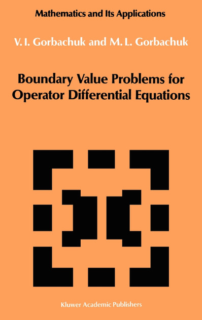 Boundary Value Problems for Operator Differential Equations