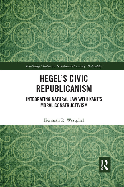 Hegel's Civic Republicanism Hegel's Civic Republicanism