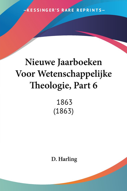 Nieuwe Jaarboeken Voor Wetenschappelijke Theologie, Part 6