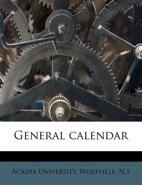 General calenda, Volume 1919-20