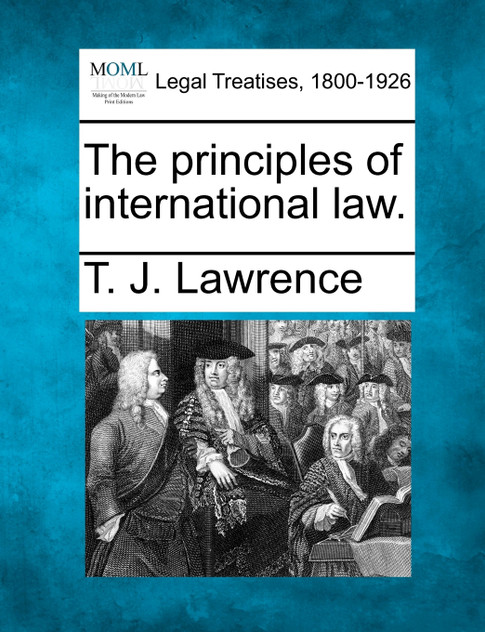 The principles of international law. The principles of international law.