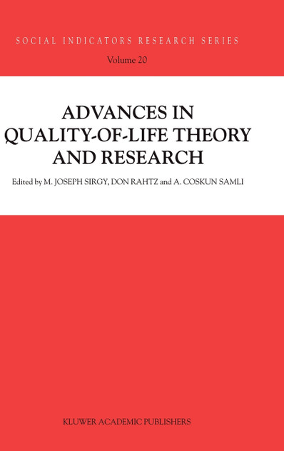Advances in Quality-of-Life Theory and Research