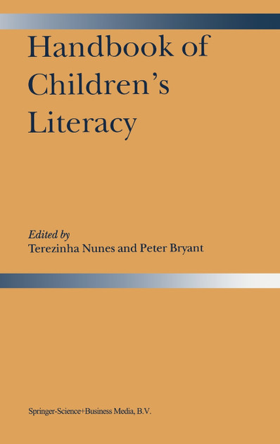 Handbook of Children's Literacy