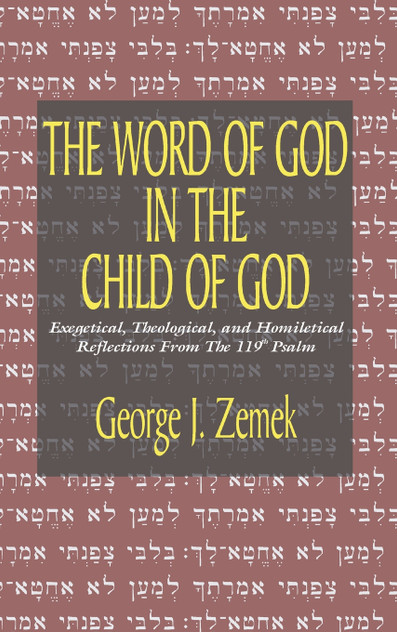 The Word of God in the Child of God The Word of God in the Child of God