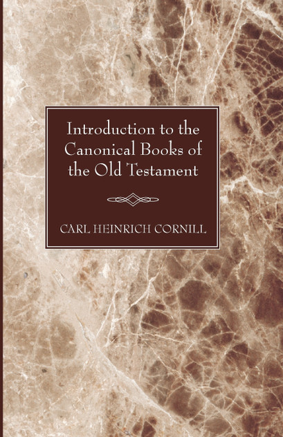 Introduction to the Canonical Books of the Old Testament Introduction to the Canonical Books of the Old Testament