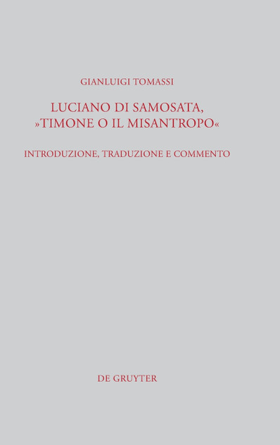 Luciano di Samosata, "Timone o il misantropo" Luciano di Samosata, "Timone o il misantropo"