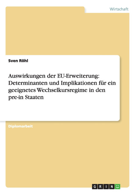 Auswirkungen der EU-Erweiterung Auswirkungen der EU-Erweiterung