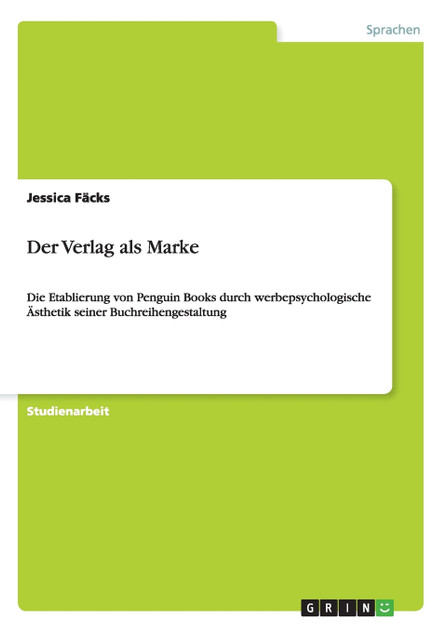 Der Verlag als Marke Der Verlag als Marke