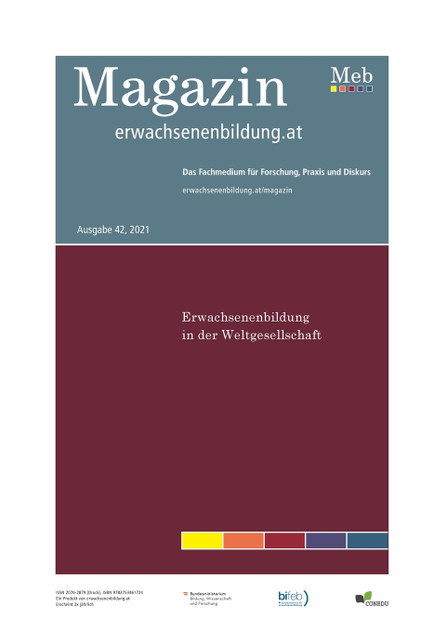 Erwachsenenbildung in der Weltgesellschaft Erwachsenenbildung in der Weltgesellschaft