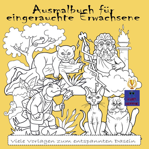 Ausmalbuch für eingerauchte Erwachsene