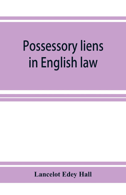 Possessory liens in English law